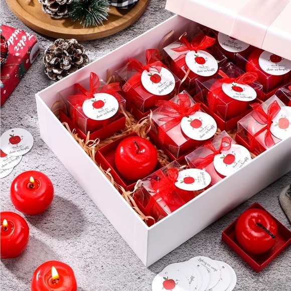 Apple shape candles ( set of 4 ) - Picture 5 of 6